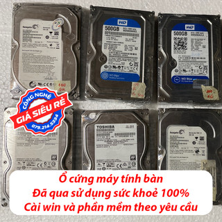 HDD MÁY TÍNH BÀN 1TB 500GB 250GB 160GB 80GB Hàng chuẩn tháo máy