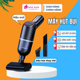 Máy hút bụi cầm tay mini không dây lực hút 20.000Pa, Công suất 120w máy hút bụi đệm cực tiện lợi _HB01S