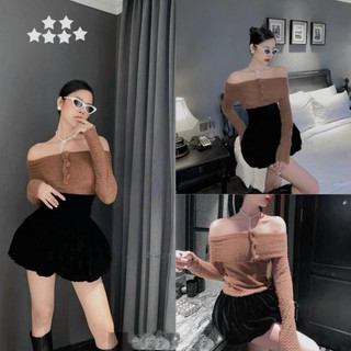 đầm áo trễ vai nữ