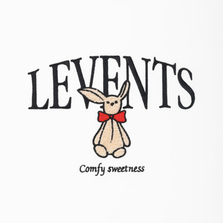 Áo Thun Levents Ribbon Rabit/ White