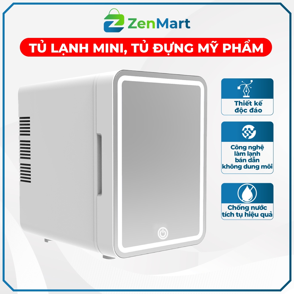 Tủ Lạnh Mini 6L, Tủ Đựng Mỹ Phẩm, Nước Uống Và Sữa Tiện Lợi, Làm Lạnh Nhanh