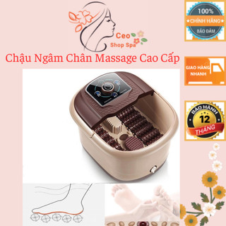 Chậu ngâm chân cắm điện massage cao cấp, chậu ngâm chân massage có sục khí hồng ngoại hàng chính hãng