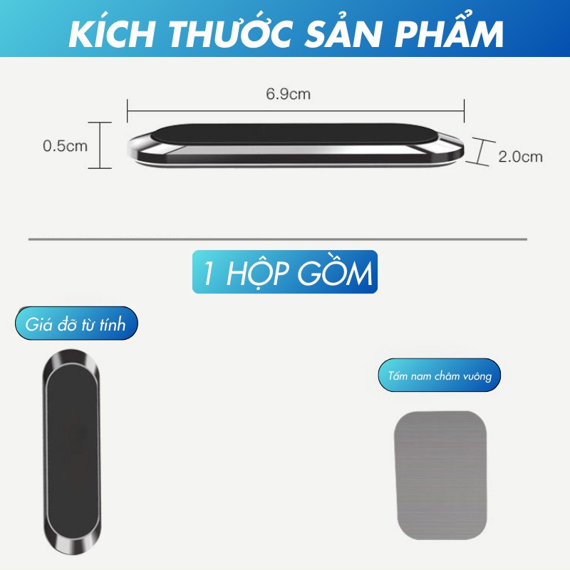 Giá đỡ điện thoại GD009 gắn taplo oto - Hít Nam châm từ tính | BigBuy360 - bigbuy360.vn