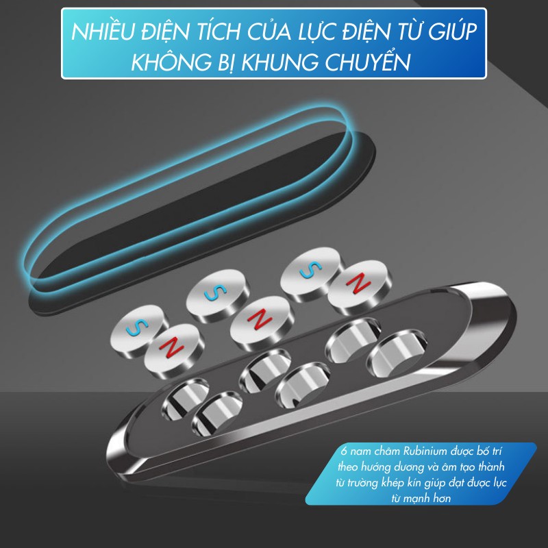 Giá đỡ điện thoại GD009 gắn taplo oto - Hít Nam châm từ tính | BigBuy360 - bigbuy360.vn