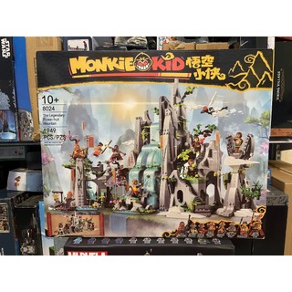 ( Hàng order ) Xếp Hình Monkey Kids 8024 ( Động Hoa Qủa Sơn Thủy Liêm Động 1949 Mảnh )