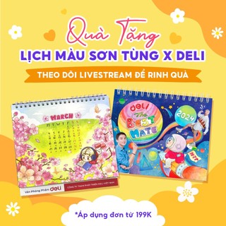 [ĐỘC QUYỀN] Lịch Để Bàn Chính Hãng Deli - Set Lịch Sơn Tùng M-TP - ST Collection