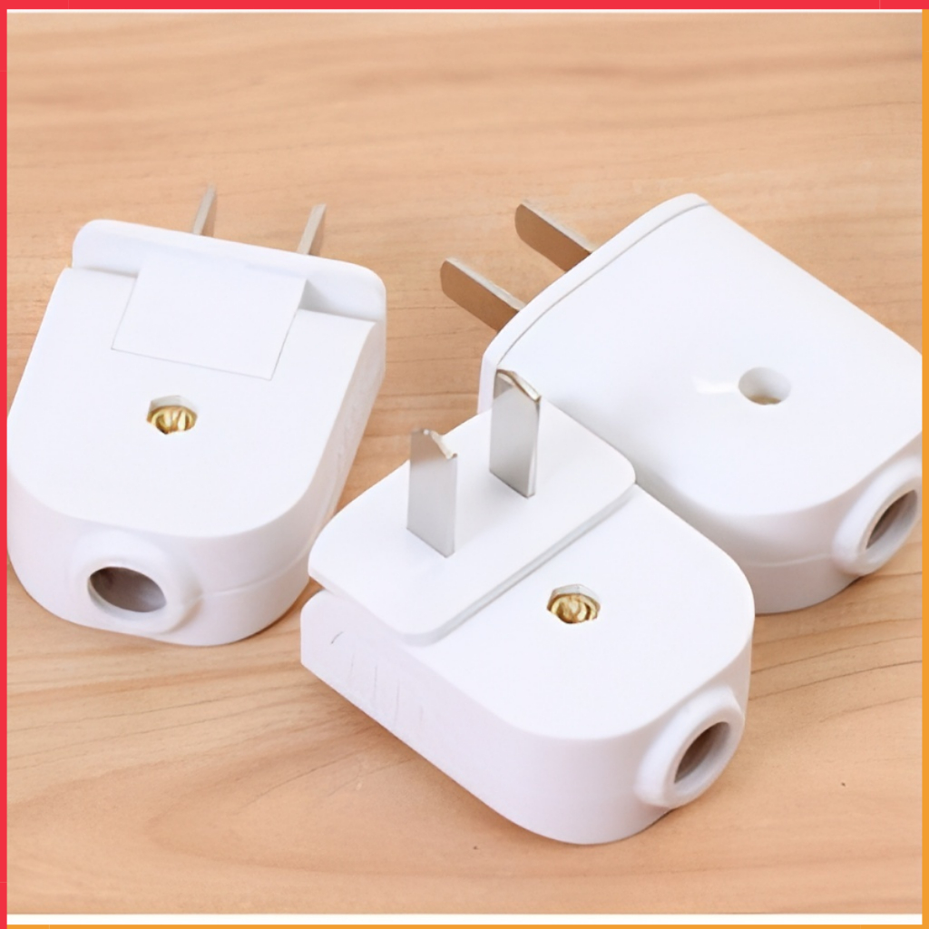 Phích Cắm Điện Chân Dẹt Xoay 90 Độ, Phích Cắm Xoay 90 Độ, Phích Căm Điện 10a Chịu Tải Cao 2500w