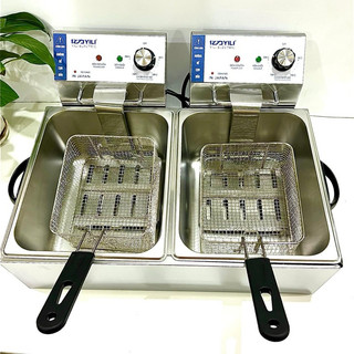 Bếp chiên nhúng điện đôi cao cấp