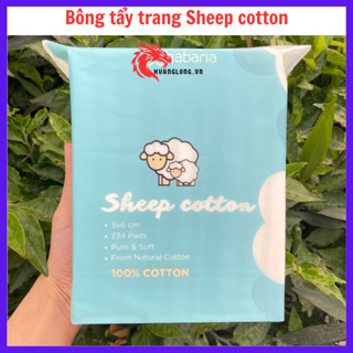 Bông Tẩy Trang Cừu 234 Miếng, Bông Tẩy Trang Sheep Cotton Mềm Mịn, Tiết Kiệm