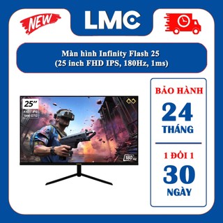 Màn hình infinity flash 25 (25 inch fhd ips, 180hz, 1ms, amd freesync, gaming monitor) (chính hãng - bảo hành 24 tháng)