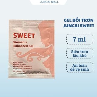 Gel bôi trơn dạng gói Juncai Sweet,gen bôi trơn gốc nước tăng khoái cảm kéo dài quan hệ