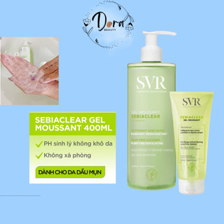 Sữa Rửa Mặt SVR Cho Da Dầu Mụn - SVR Sebiaclear Gel Moussant 200ml-400ml Loại Bỏ Tế Bào Da Chết SRM