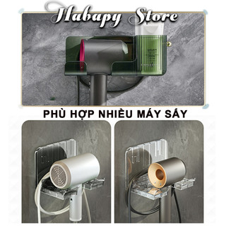 Giá treo máy sấy tóc dán tường