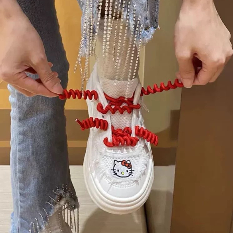 Dây giày lò xo không buộc dây,dây giày thun,dây thể thao dành cho người lười 12414