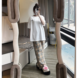 Sét bộ quần áo kẻ caro from unisex