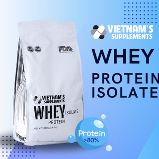 Whey protein isolate 2kg - bổ sung protein, ít calories, ít béo, tăng cơ