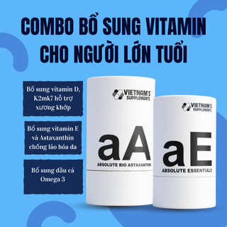 Combo bổ sung vitamin cho người lớn tuổi - Vietnam's Supplements Chi Nhánh Hồ Chí Minh