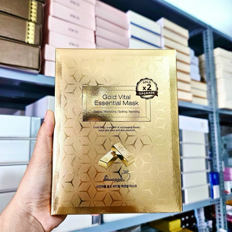 (Nội địa Hàn) - 10 MIẾNG MẶT NẠ GOLD VITAL ESSENTIAL MASK 25ml