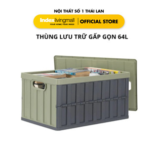 Thùng Lưu Trữ Xếp Gọn 64L TRUCK Màu Quân Đội Lưu Trữ Đồ Đa Năng | Index Living Mall | Nội Thất Nhập Khẩu Thái Lan
