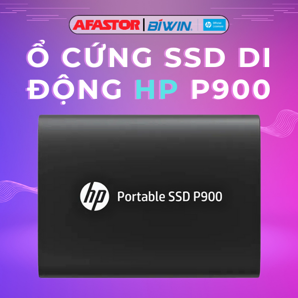 Ổ Cứng SSD Di Động HP P900 (512GB/ 1TB) Màu Xám/ Màu Hồng | 7M689AA / 7M692AA / 848T6AA / 848T8AA