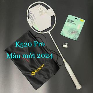Vợt cầu lông Kumpoo K520 Pro trắng xanh chính hãng