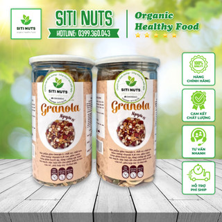 Ngũ Cốc Granola Siêu Hạt 💥 CAO CẤP 💥 Sản Phẩm Chỉ 5% Yến Mạch Hỗ Trợ Giảm Cân, Đẹp Dáng Hũ 500Gr
