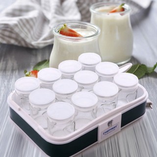 Máy Làm Sữa Chua Chefman CM-321T Chính Hãng, Tiện Lợi, Tỷ Lệ Làm Thành Công Sữa Chua 99%, Hũ Thủy Tinh/Nhựa BH 1 Năm