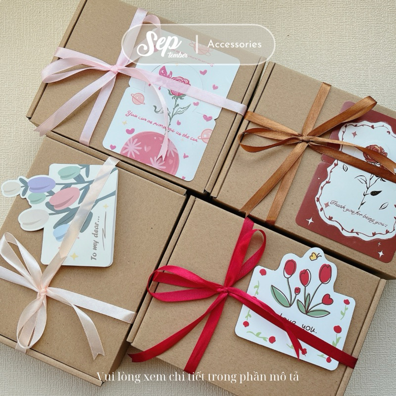 [Gift Box] Hộp Quà Tặng Handmade Đựng Phụ Kiện - September Accessories