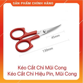 Kéo cắt chỉ mũi cong, kéo mũi cong hiệu pin. kéo cong cắt chỉ thừa, chỉ thêu. cắt may, cắt thủ công tiện lợi, sắc bén