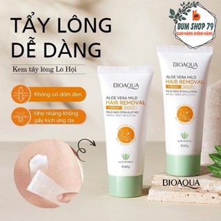  Kem Tẩy Lông Bioaqua Chiết Xuất Hương Lô Hội Thơm Dịu Nhẹ Cho Da Chai Wax Lông Chân Tay Dưỡng Ẩm 