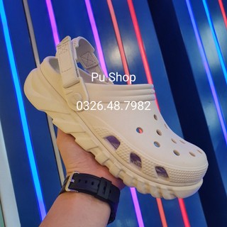 Giày clog unisex crocs duet max ii clog mẫu mới - dép sục cross nam nữ