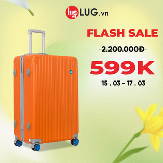 Vali Du Lịch LUG HA6680, Vali kéo Size 19/Size 23/Size 27, Hạn Chế Trầy Xước, Khóa Số Âm Thời Trang