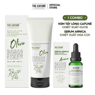 Combo Triệt Lông Bikini, Vùng Kín Cafuné | Kem Tẩy Lông Cafuné cho vùng Bikini (100ml) và Serum Arinica (20ml)