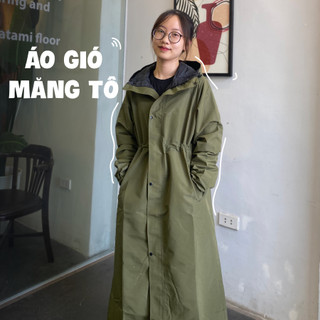 Áo gió dáng dài đi xe máy chống gió, cản nước tiện lợi Melyca
