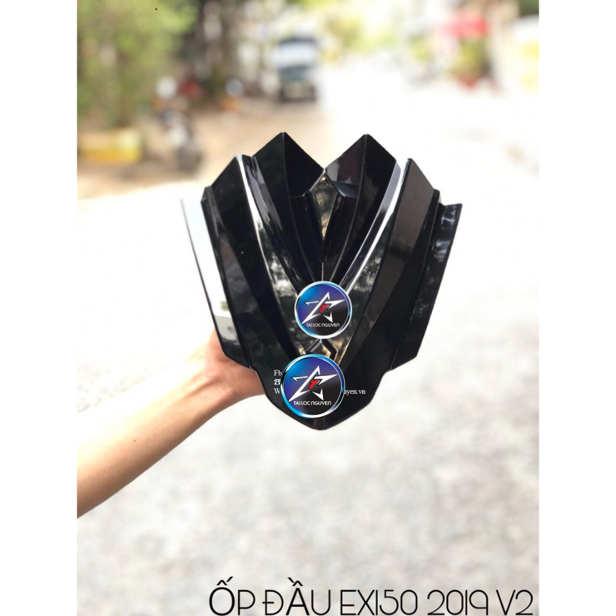 ỐP ĐẦU EX150 2019 V2 ĐEN TRONG