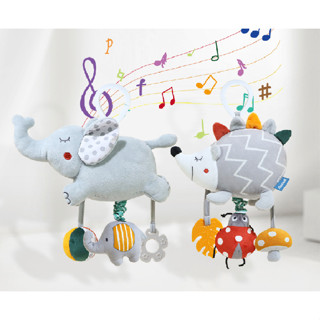  Chuông đồ chơi treo xe đẩy em bé treo nôi cũi hình thú sinh động phong cách Bắc Âu 
