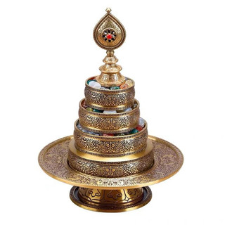 Mandala cúng dường bằng đồng