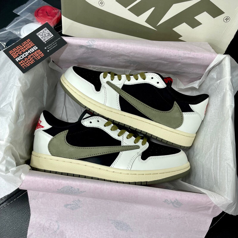 [ROOM95] Giày thể thao sneaker (JD_370) TS x Low OG "Olive"
