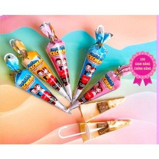 Kẹo socola hình ô dù vỏ ốc quế siêu cute