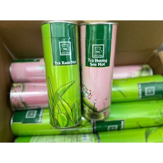 Trà xanh - sen - lài lon giấy phúc long 100g