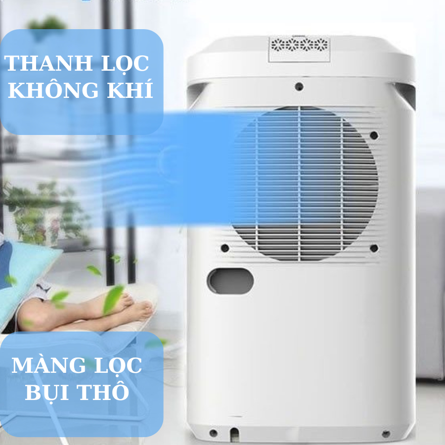 Máy hút ẩm YADU 12/ngày - có app điều khiển bằng điện thoại - hút ẩm, sấy khô quần áo, lọc không khí SAST