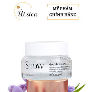 Kem dưỡng trắng da chuyên sâu Snow Double Cream Be Balance 50g -Út store