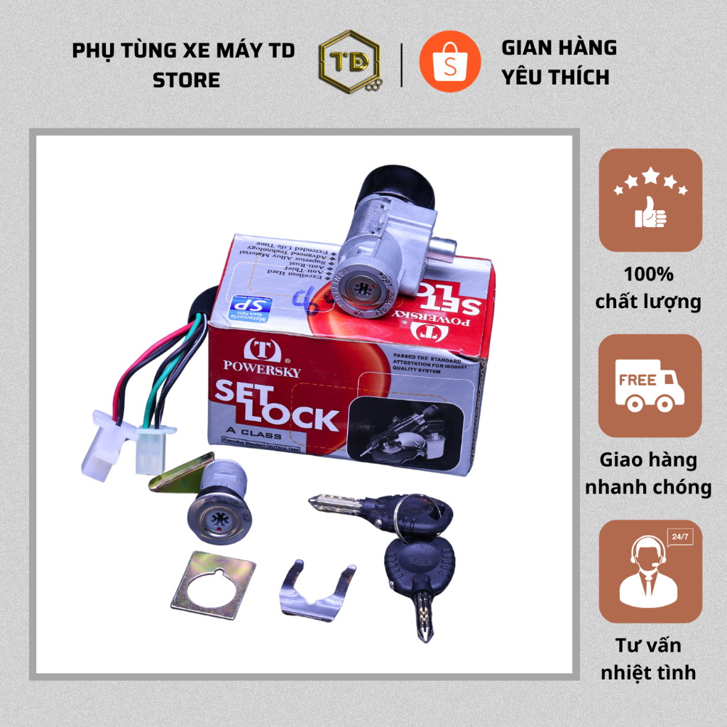 Khóa 8 Cạnh Xe Máy Dream/ Wave Cực An Toàn - Ổ Khóa Lắp Dream Wave Và Các Dòng Xe Tương Tự [Freeship