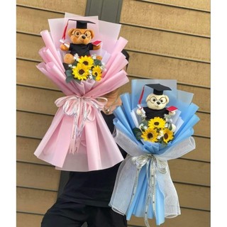 Bó hoa gấu tốt nghiệp, quà tặng gấu bông