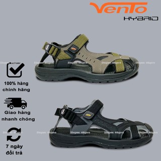 Giày sandal vento bít mũi chính hãng mẫu mới sd7612 đen