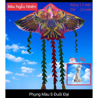 Diều phượng hoàng 5 đuôi, diều cá mập đại đủ màu