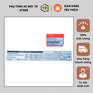 Tem thông số dream việt, tem hộp xích và gáy - tem thông số hộp xích, cơ cấu sang số dream việt, super dr