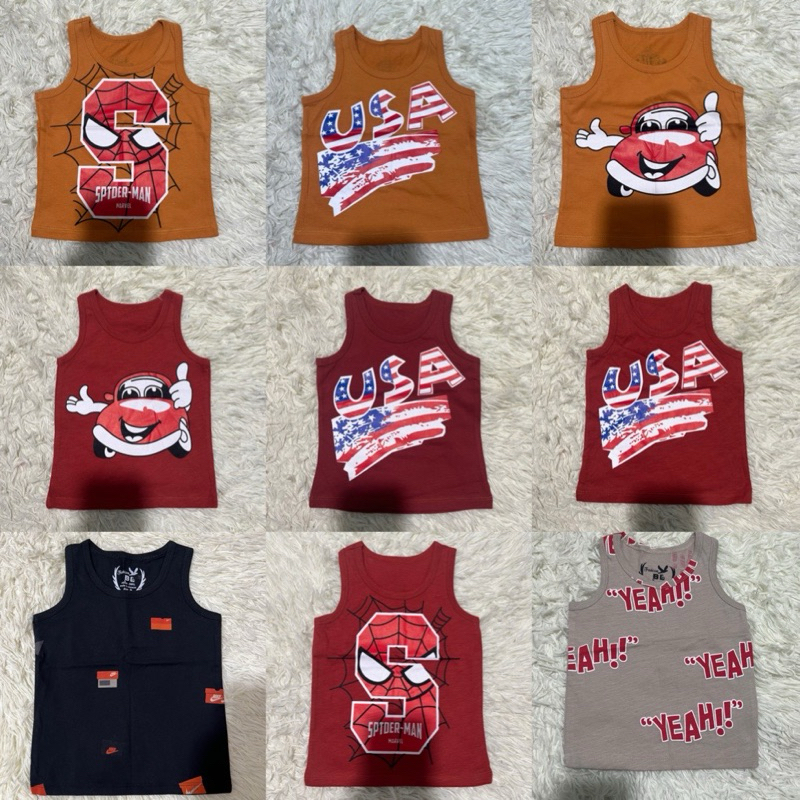 Áo ba lỗ trẻ em 11-13kg [Size 3]