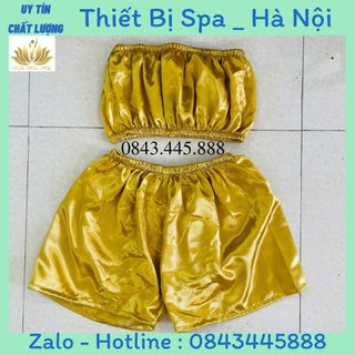 Bộ đùi lụa spa cao cấp, bộ quần áo spa, áo quây spa…
