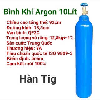 Hàn tig khí argon 10lít